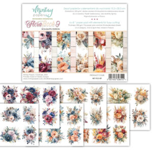15,2x20,3cm Book - elements for precise cutting - Flora 9