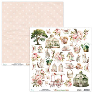 30,5x30,5cm Elements Paper - Peony Garden