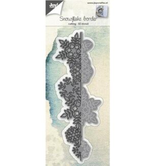 3D - Rand sneeuwvlokken