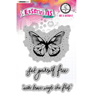 ABM Cling Stamp Just a butterfly Essentials nr.129