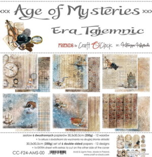 AGE OF MYSTERIES - a set of papers 30,5x30,5cm