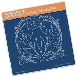Art Nouveau Lillies Groovi - Plate A5