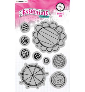 BM Cling Stamp Dramatic dots Essentials 105x148mm nr. 70