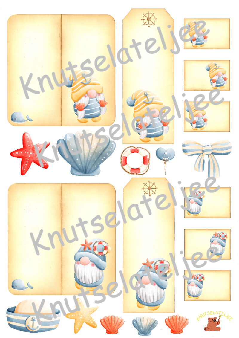 Beach gnomes boekje