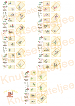 Bosvogels envelop klein (5st)