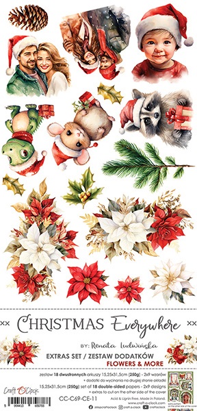 CHRISTMASEVERYWHERE - EXTRASset - FLOWERS