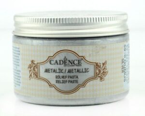 Cadence Metallic Relief Pasta Zilver