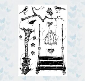 Card-io Clear Stempels A6 Lazy Days CCSTLAZ-01