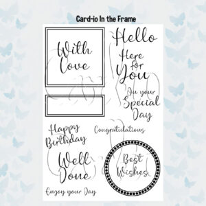 Card-io Clear Stempels In the Frame CCSTINT-01