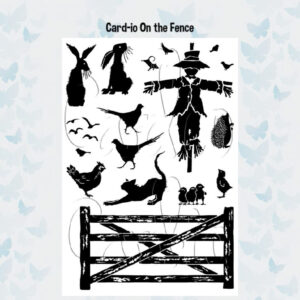 Card-io Clear Stempels On the Fence CCSTONT-02