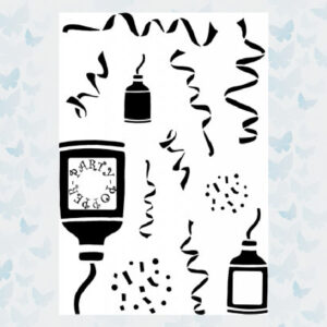 Card-io Clear Stempels Party Poppers CCSTPAR-01