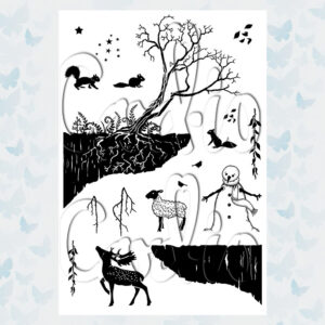 Card-io Clear Stempels Starry Sky CCSTSTA-02