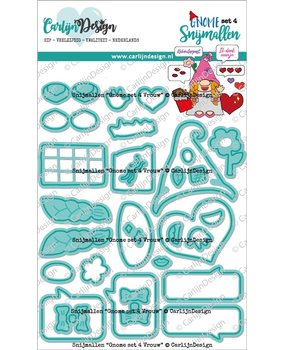 CarlijnDesign Snijmallen Gnome Set 4 Vrouw