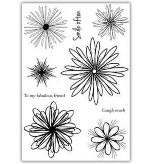 Clear Stamp Set A6 Smile Often