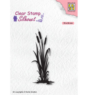 Clear Stamps, Silhouettes Bulrushes-2