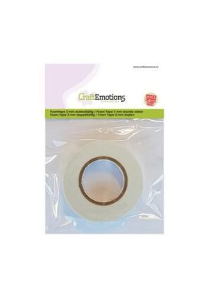 CraftEmotions Foamtape 2 mm dubbelzijdig 2 MT 1RL
