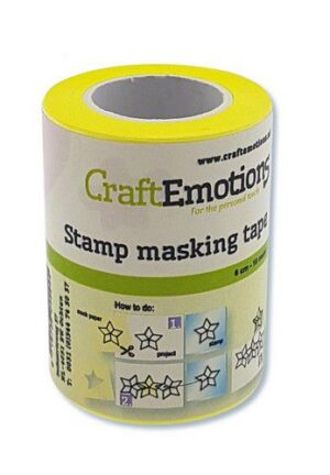 CraftEmotions stempel maskeer tape 6 cm - 7-5 meter