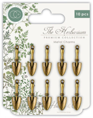 Craft Consortium The Herbarium Trowels Metal Charms