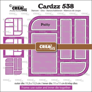 Crealies Cardzz Frame & inlay Patty