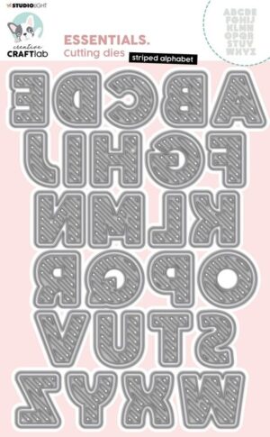 Creative Craft Lab  Essentials snijmal Striped alphabet