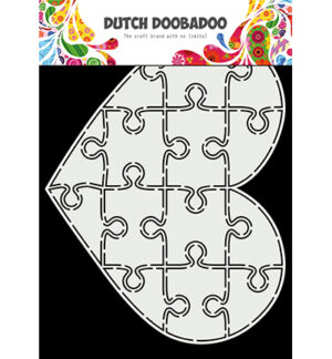 DDBD Card Art Puzzel hart