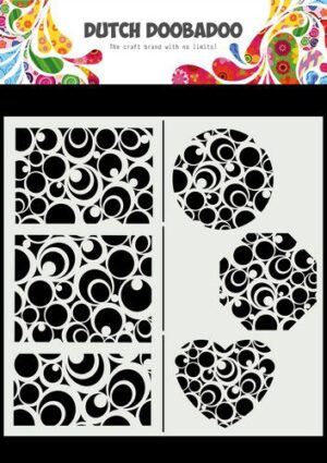 DDBD Mask Art Slimline Circles