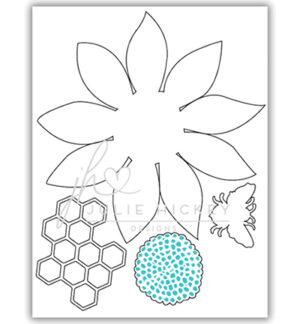 Die Set Sunflower Bee