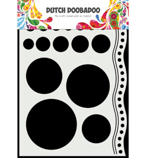 Dutch Doobadoo Mask Art A5 Doodle cirkels en rand