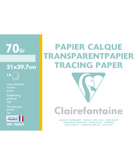 Etui Kalkpapier 12 blad 70/75g A4