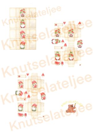 Gnomes Watermeloen doosje 3