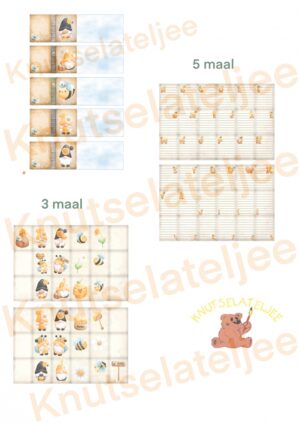 Gnomes bijtjes miniboekje 2 set 2
