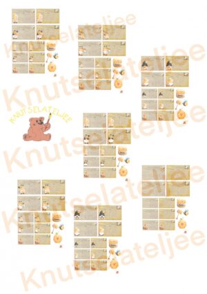 Gnomes bijtjes postcards