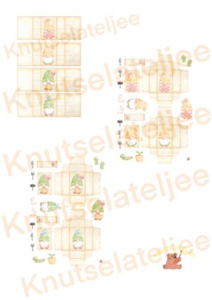 Gnomes doosje tuin3 (3blz)