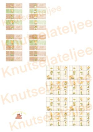 Gnomes zonnebloem minimini boekje (6blz)