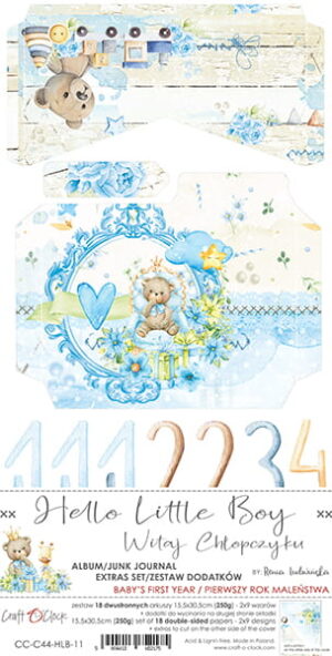 HELLO LITTLE BOY JUNK JOURNAL 18blz-2x9