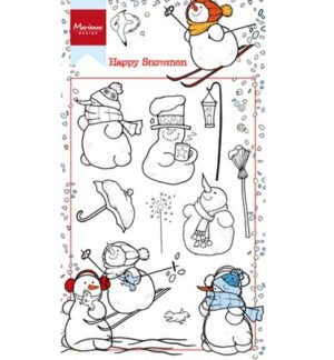 Happy snowmen
