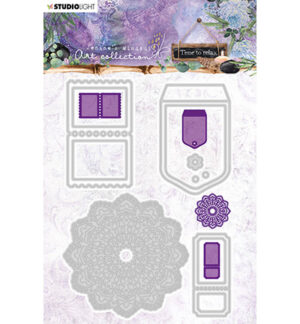 Jenine's Mindful Art Cutting & Embossing Die Time to Relax nr10