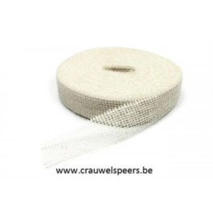 Jute 5cm breed (per meter) GEBLEEKT