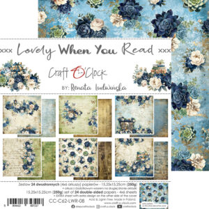 LOVELY WHEN YOUREAD - 15,25x15,25cm