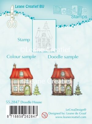 LeCrea - Doodle clear stamp House