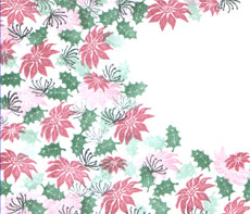 Majestix Clear Stamps Pretty Poinsettias MAPR-01