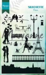 Marianne Design -Clear stamps silhouette Paris