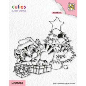Nellie Snellen  Cutie Clear Stempels Tiger