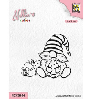 Nellie Snellen  Nellie's Cuties Clear Stamp Easter Gnome