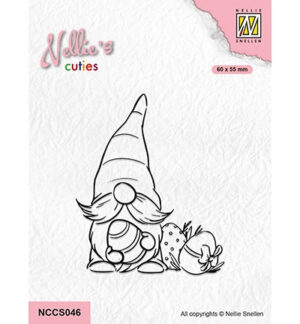 Nellie Snellen  Nellie's Cuties Clear Stamp Easter Gnome