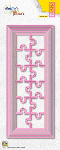 Nellies Choice Multi Frame Die - Slimline puzzel