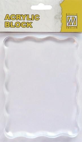 Nellie's Choice acrylic stamping bloc 120x90x8mm