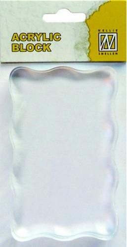 Nellie's Choice acrylic stamping bloc 50x80x8mm