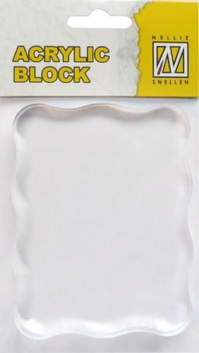 Nellie's Choice acrylic stamping bloc 70x90x8mm