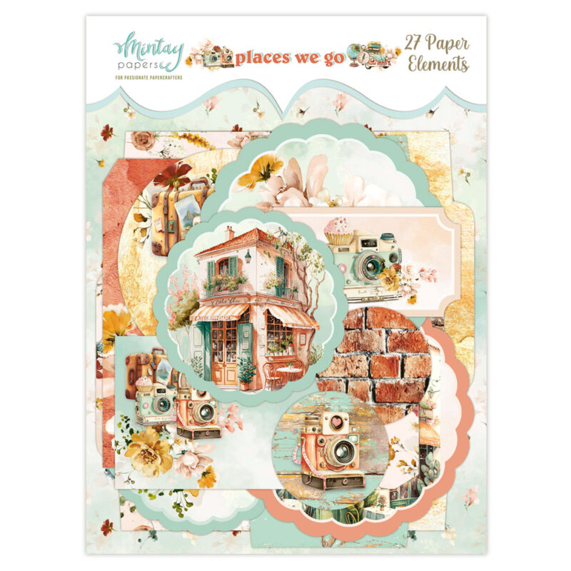 Paper Elements - Places We Go, 27 pcs